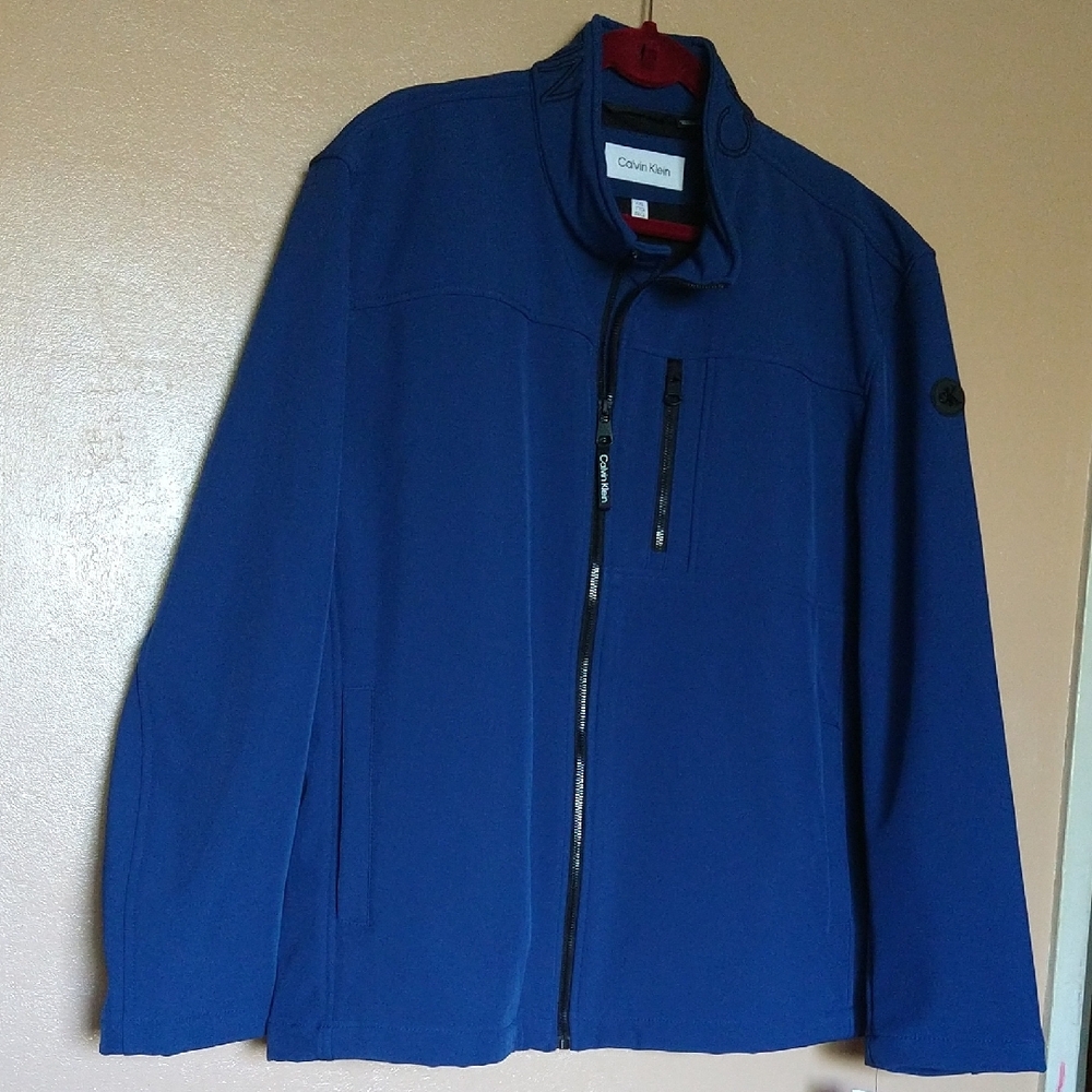 Calvin Klein Blue and Black XXL Jacket